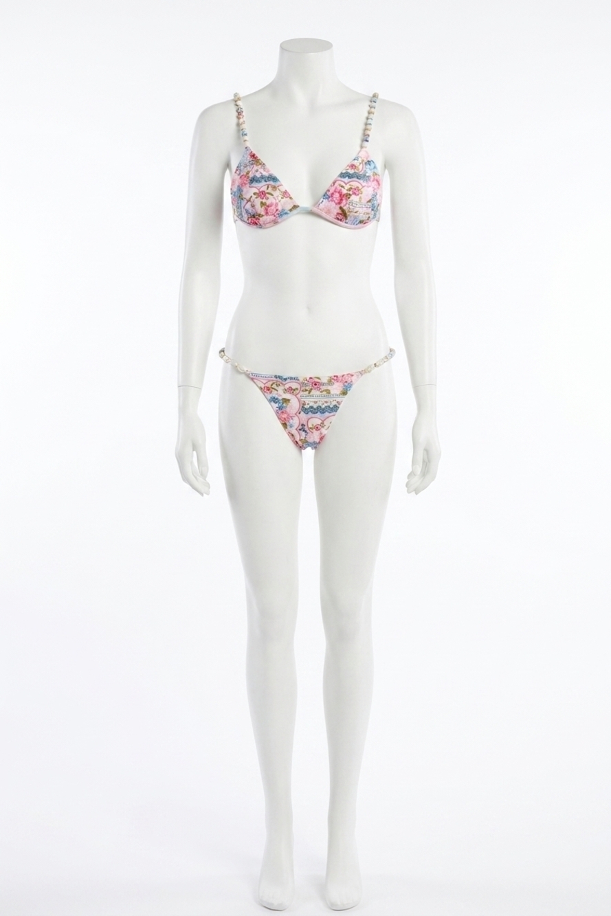 NEW AGUA BENDITA belle bikini top in multi